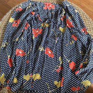 ModCloth size 4x floral vintage blouse